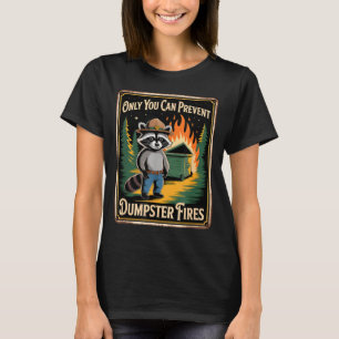 T-shirt Drôle de raton laveur : vous seul pouvez empêcher 