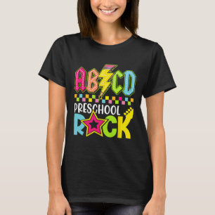 T-shirt Drôle de retour à l'école éclair école maternelle
