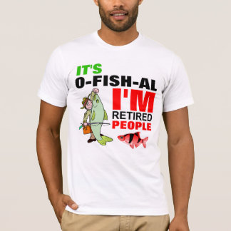 T-shirt drôle de retraite d'un pêcheur