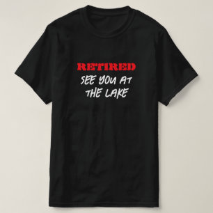 T-shirt drôle de retraite pour hommes À vous voir 