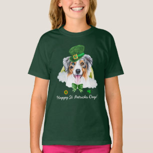 T-shirt Drôle de Saint-Patrick australien Shepherd or