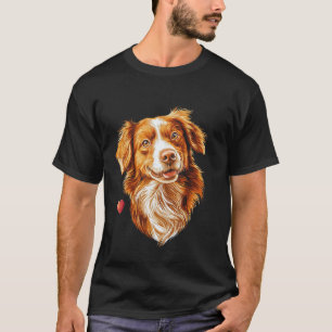 T-shirt Drôle de Saint-Valentin Nova Scotia Duck Tolling R
