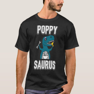 T-shirt drôle de Saurus de pavot - jour première