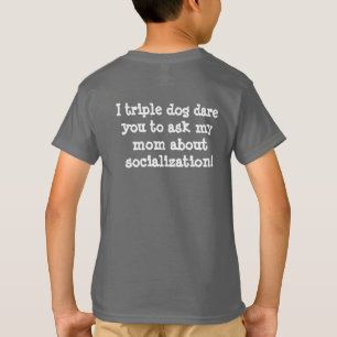 T-shirt drôle de socialisation de Homeschool