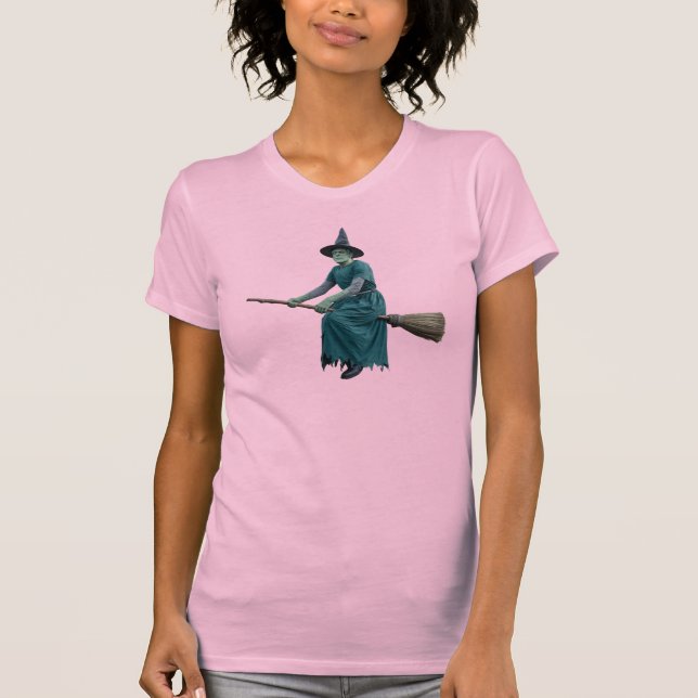 T-shirt drôle de sorcière de Frankenstein Hallowee (Devant)