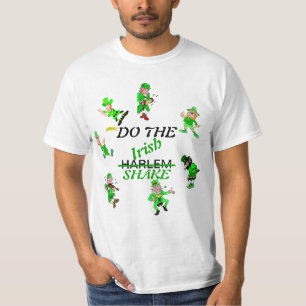T-shirt drôle de st patrick de secousse de Harlem