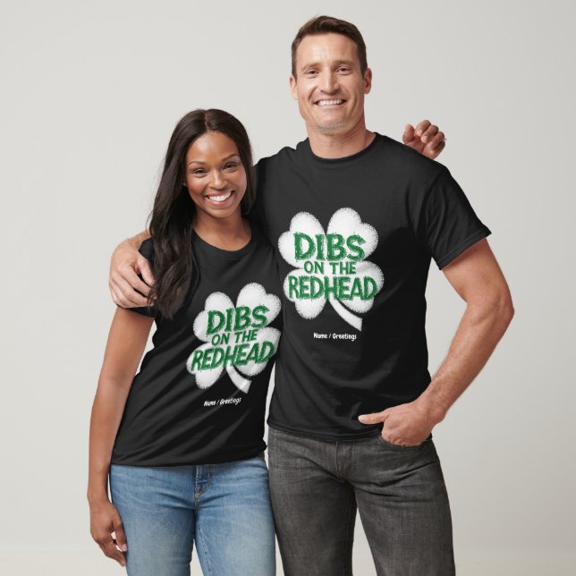 T-shirt  Drôle de St. Patrick "Droit sur la Rousse"  (Unisexe)