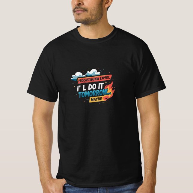 T-shirt drôle de style BD (Tee Value) (Devant)