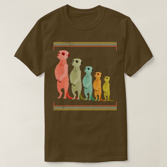 T-shirt Drôle de suricate (Design devant)