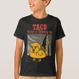 T-shirt Drôle de Taco Trump abandonne toujours la partie L