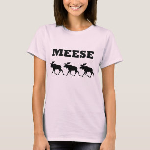 T-shirt drôle de trois Meese