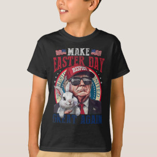 T-shirt Drôle de Trump Faire Pâques Grande Encore Lapin Ch