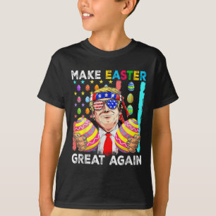 T-shirt Drôle de Trump Faire Pâques Grande Encore Lapin Ch