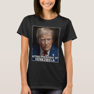 T-shirt Drôle de Trump jouant le président du Venezuela 