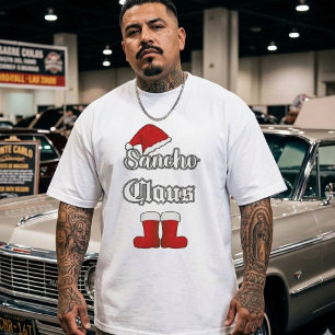 T-shirt drôle de vacances de Noël Sancho Claus