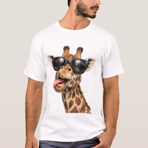 T-shirt Drôle de Vibes de Girafe