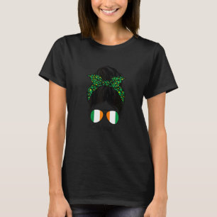 T-shirt Drôle de vie d'infirmière Cna chanceuse pour femme