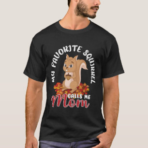 T-shirt drôle d'écureuil animal mon écureuil préfé
