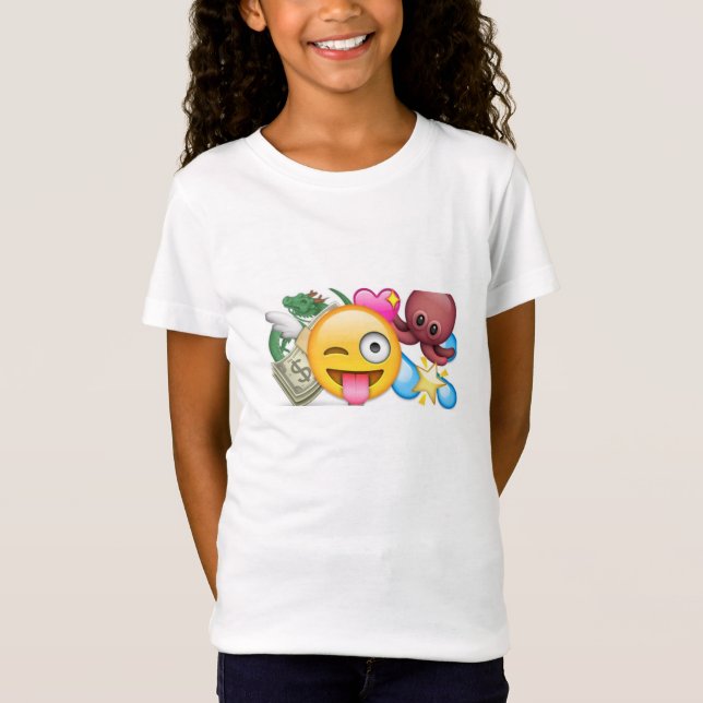 T-shirt drôle d'emoji (Devant)