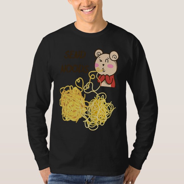 T-shirt Drôle d'envoi de noods (Devant)