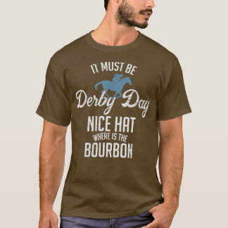 T-shirt Drôle Derby Day et jupes à la menthe, Kentucky hor