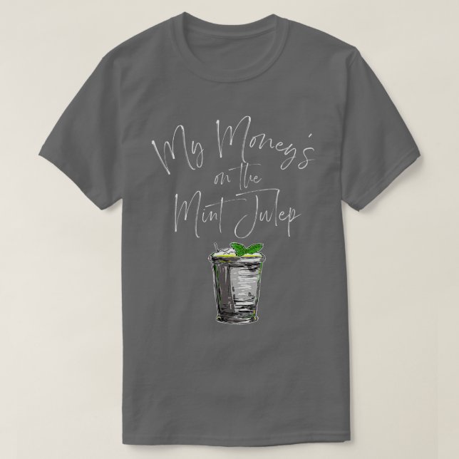 T-shirt Drôle Derby Day et menthe jupes Kentucky cheval ra (Design devant)