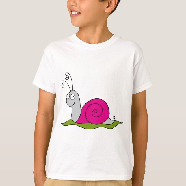 T-shirt drôle d'escargot (Devant)