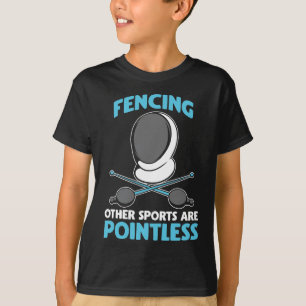 T-shirt Drôle d'escrime Epee Saber Sport Duel de Fencer