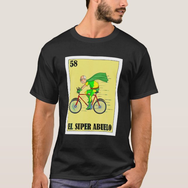 T-shirt Drôle design mexicain pour Grand-père El Super Abu (Devant)