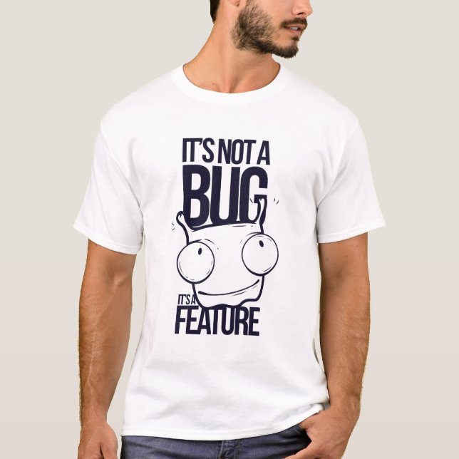 T-shirt Drôle dessin animé de conception de texte (Devant)