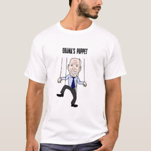 T-shirt Drôle dessin animé de la marionnette d'Obama