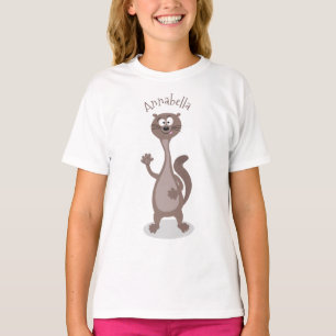 T-shirt Drôle dessin animé en toile