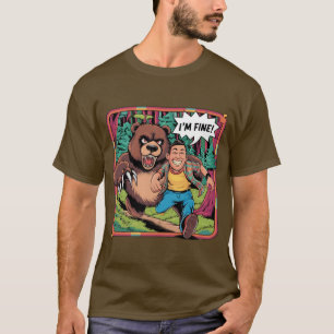 T-shirt Drôle dessin animé "Je vais bien"