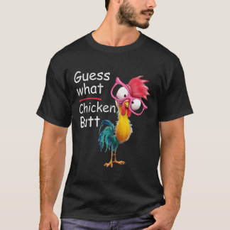 T-shirt Drôle Devinez Ce Beurre De Poulet Parfait Cadeau H