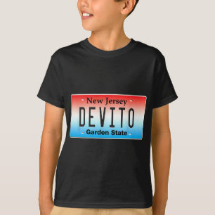 T-shirt Drôle Devito New Jersey Italien Américain Nj Côtel