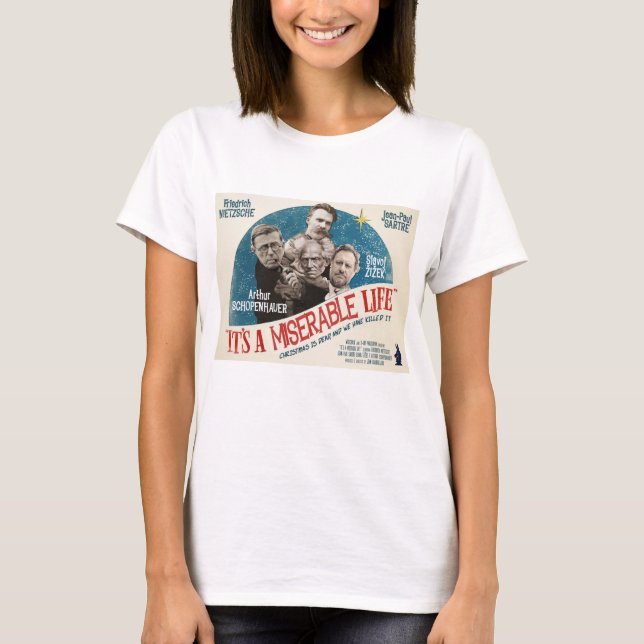 T-shirt drôle d'existentialisme de philosophie (Devant)