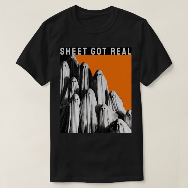 T-shirt drôle d'Halloween (Design devant)