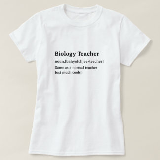 T-shirt Drôle Dictionnaire Définition Professeur de biolog