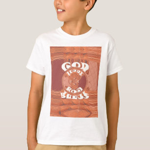 T-shirt Drôle Dieu vous bénit Golden kenya Hakuna Matata G