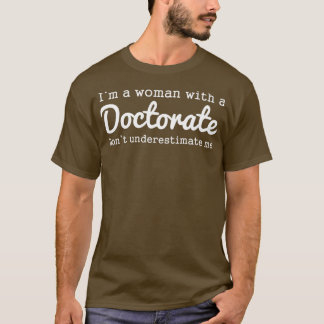 T-shirt Drôle Diplôme De Doctorat Cadeau Pour Doctorat De 