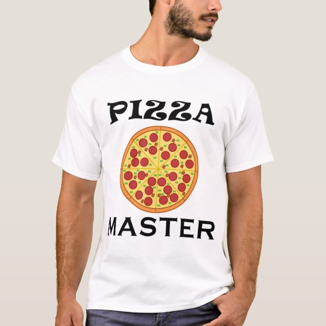 T-shirt Drôle Dire Pizza Faire Hobby Chef (Devant)