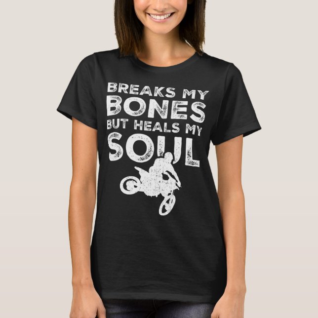 T-shirt Drôle Dirt Bike Rider - MX Motocross Dirt Bike (Devant)