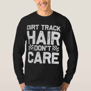 T-shirt Drôle Dirt Track Racing Cadeau Pour Femmes Hommes 