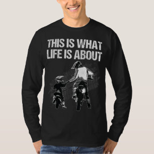 T-shirt Drôle Dirt Vélo Art Pour Hommes Papa Garçons Enfan