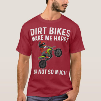 T-shirt Drôle Dirt Vélo Cadeau Hommes Femmes Motocross Rid