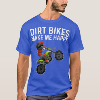 T-shirt Drôle Dirt Vélo Cadeau Hommes Femmes Motocross Rid