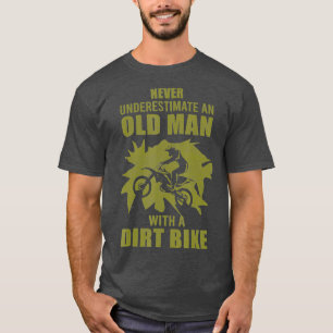 T-shirt Drôle Dirt Vélo Cadeau Pour Motocross Lover Pèr