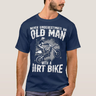 T-shirt Drôle Dirt Vélo Cadeau Pour Motocross Lover Pèr
