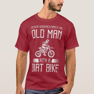 T-shirt Drôle Dirt Vélo Cadeau Pour Motocross Lover Pèr