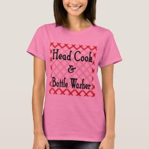T-shirt drôle disant Chef cuisinier et laveur de b